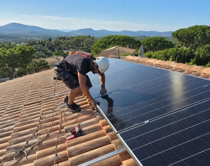 Installateur panneaux solaires Porte-des-Bonnevaux — pose photovoltaïque sur toiture
